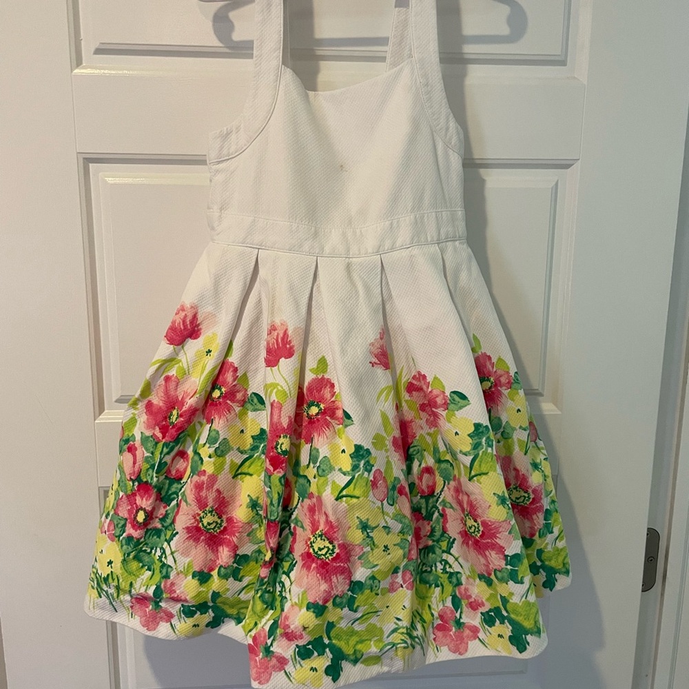 Girls Janie and Jack sear sucker spring dress